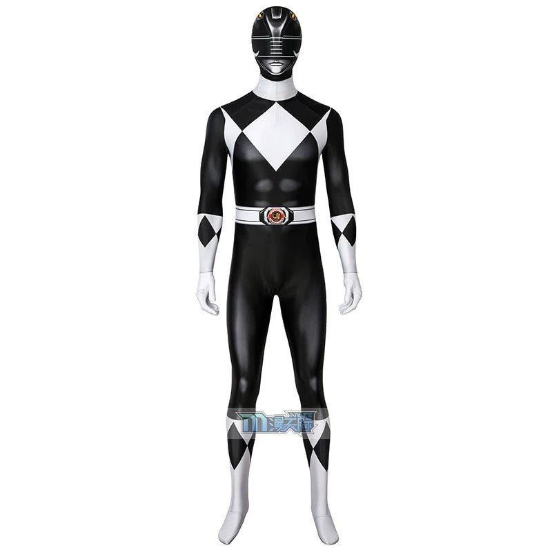 Mammoth Ranger Power Rangers Anzug Cosplay Kostuem Damen Schwarz
