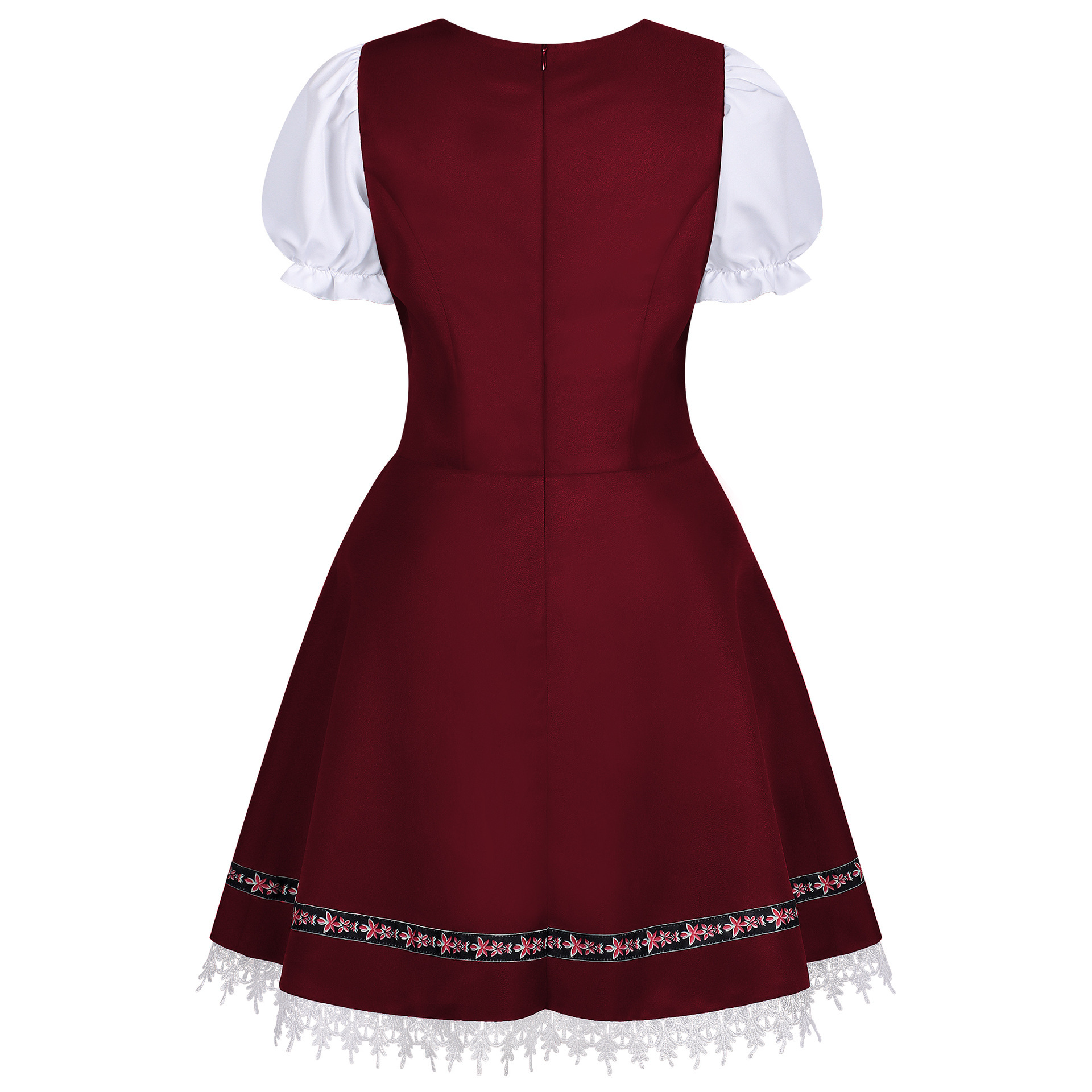 Bayerisches Farmkleid – Oktoberfest Trachtenkleid in Landhaus-Optik, DAMEN