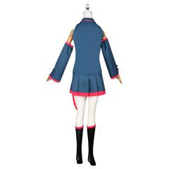 Kasane Teto Uniform-Kleid Cosplay Kostuem Damen Blau