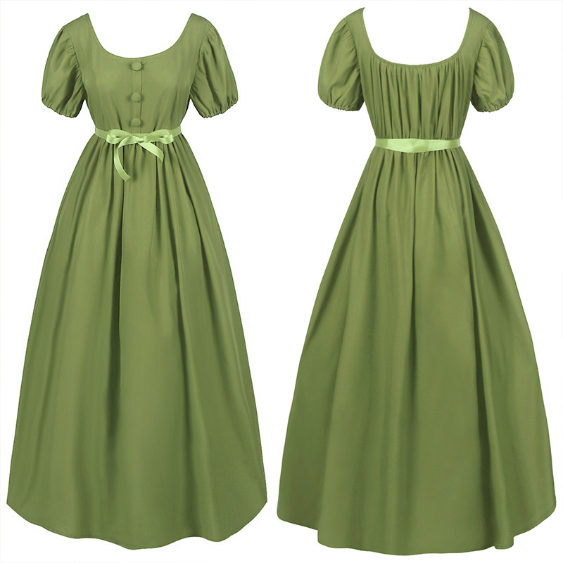 Regency Ballkleid – Empire-Taille Kleid im Bridgerton-Stil für Kostümfest, DAMEN