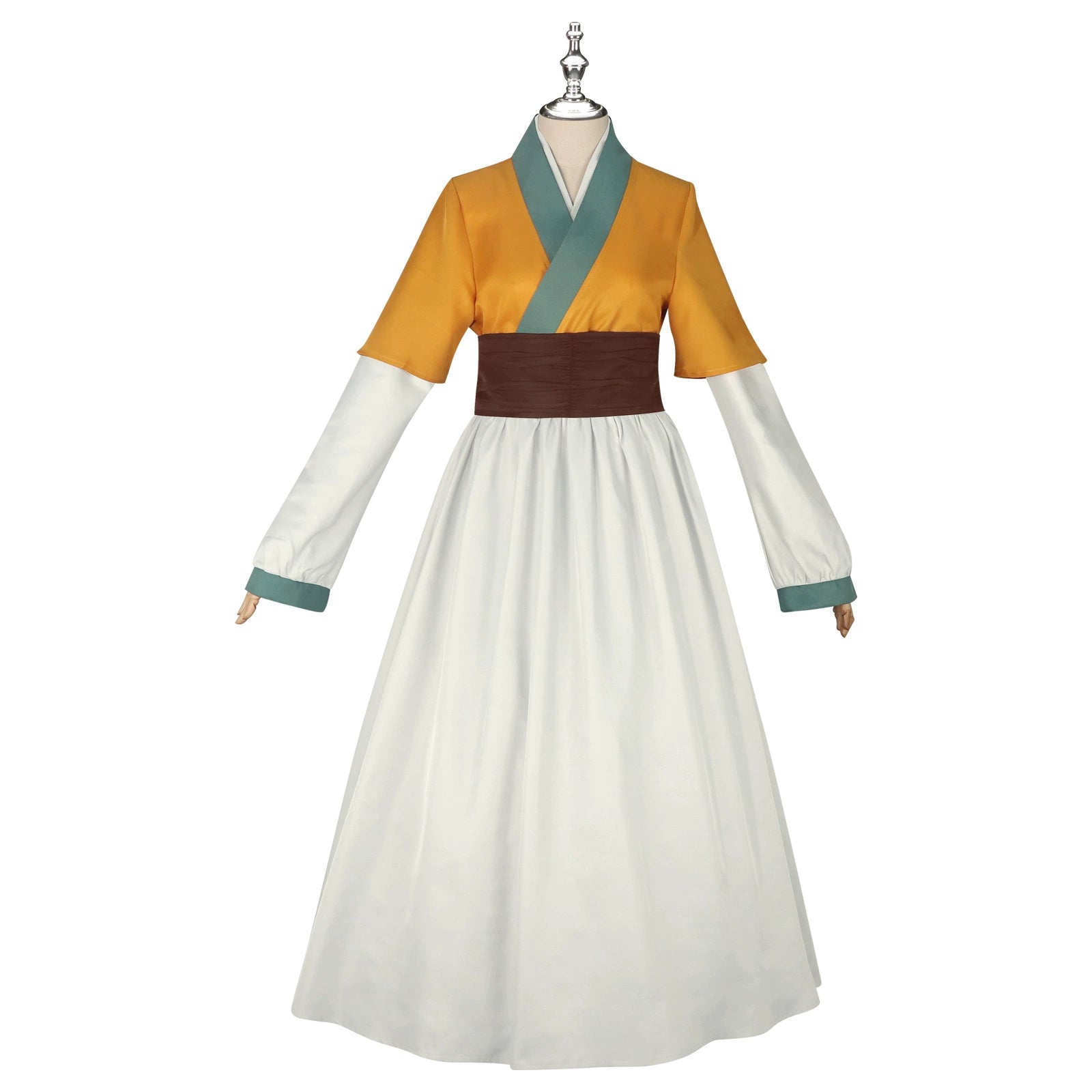 Maomao The Apothecary Diaries Dienerinnen-Hanfu Cosplay Kostuem Damen Gelb Weiß