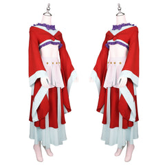 Maomao The Apothecary Diaries Tanz-Hanfu Cosplay Kostuem Damen Rot Weiß