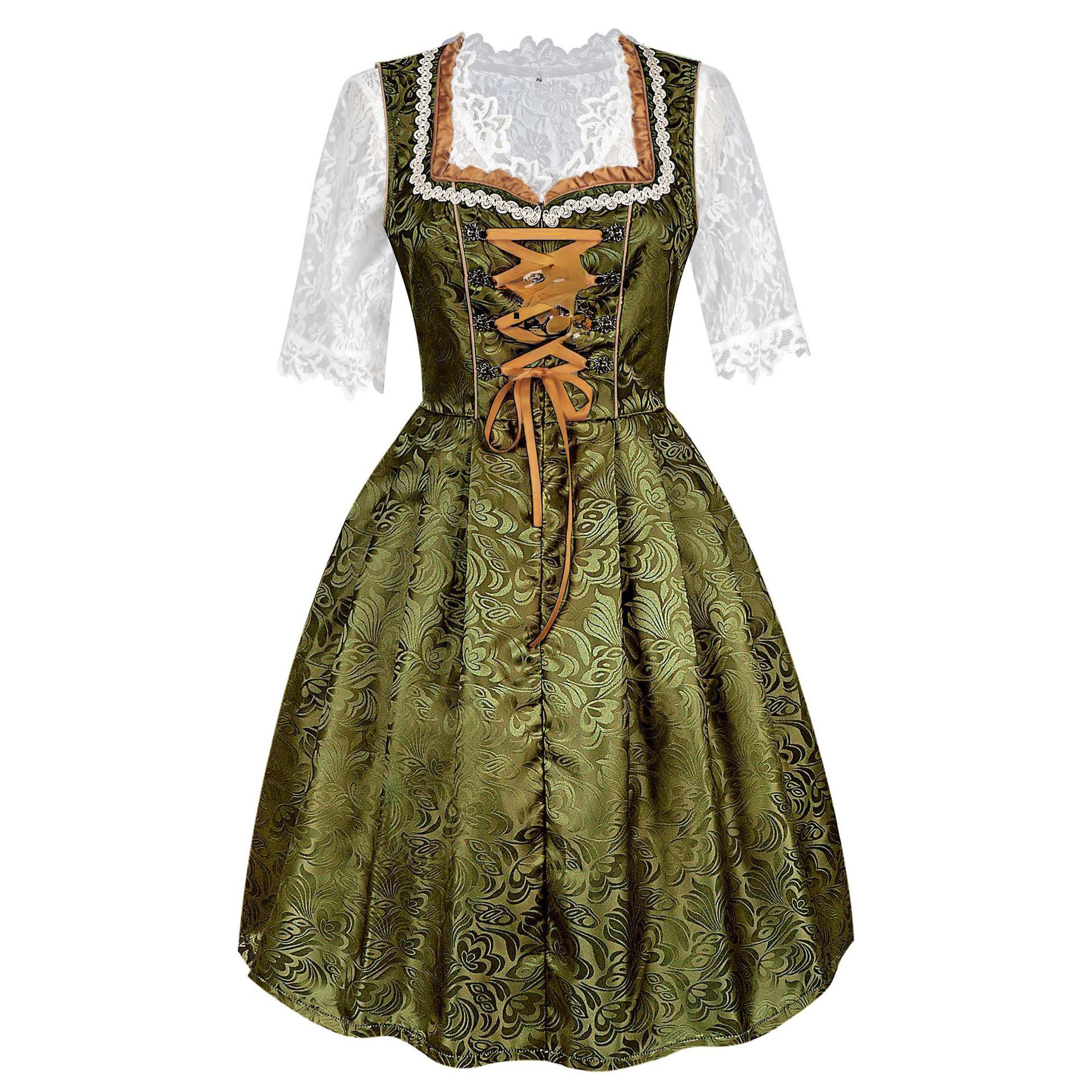 Dirndl Modell 9 – bayerisches Trachtenkleid für Oktoberfest, DAMEN