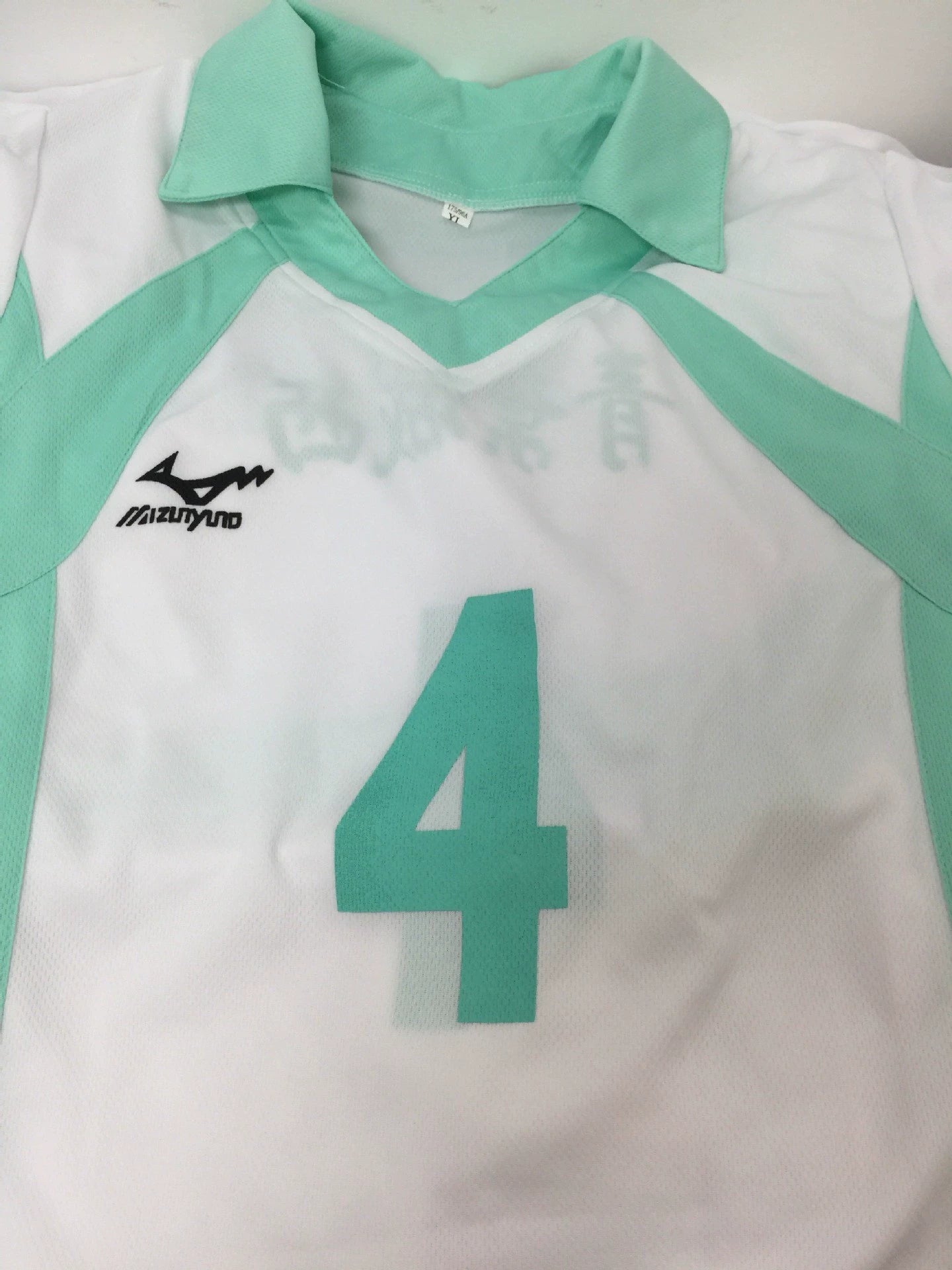 Oikawa Tooru Haikyuu Volleyball-Trikot Cosplay Kostuem Damen Weiß Türkis