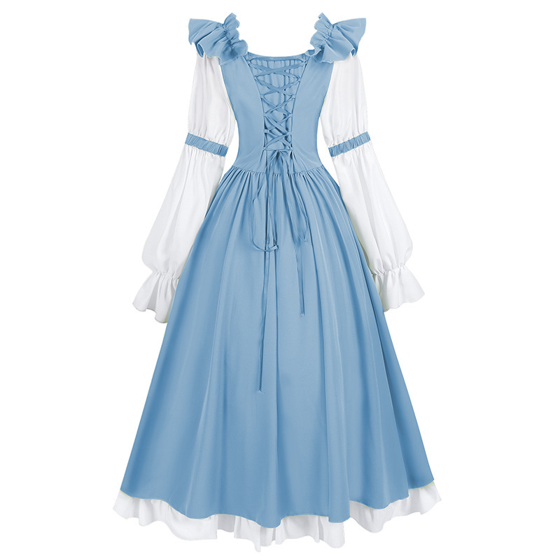 Feenkleid Weinrot – langes Festival-Kleid für Sommerfest, DAMEN