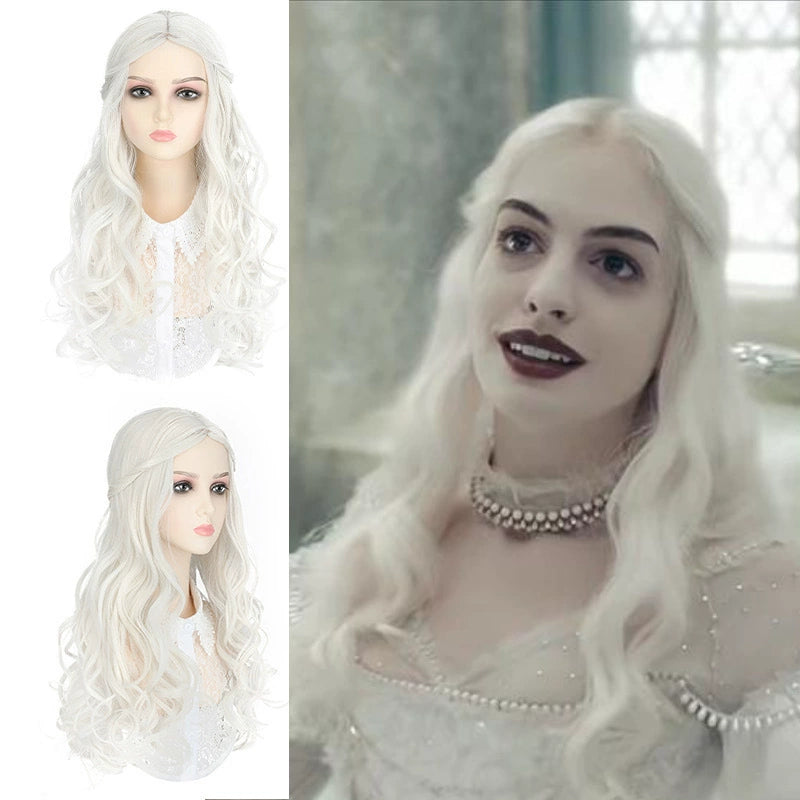 Whitequeen Cosplay Peruecke Damen