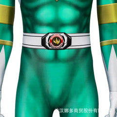 Dragon Ranger Power Rangers Anzug Cosplay Kostuem Damen Gruen