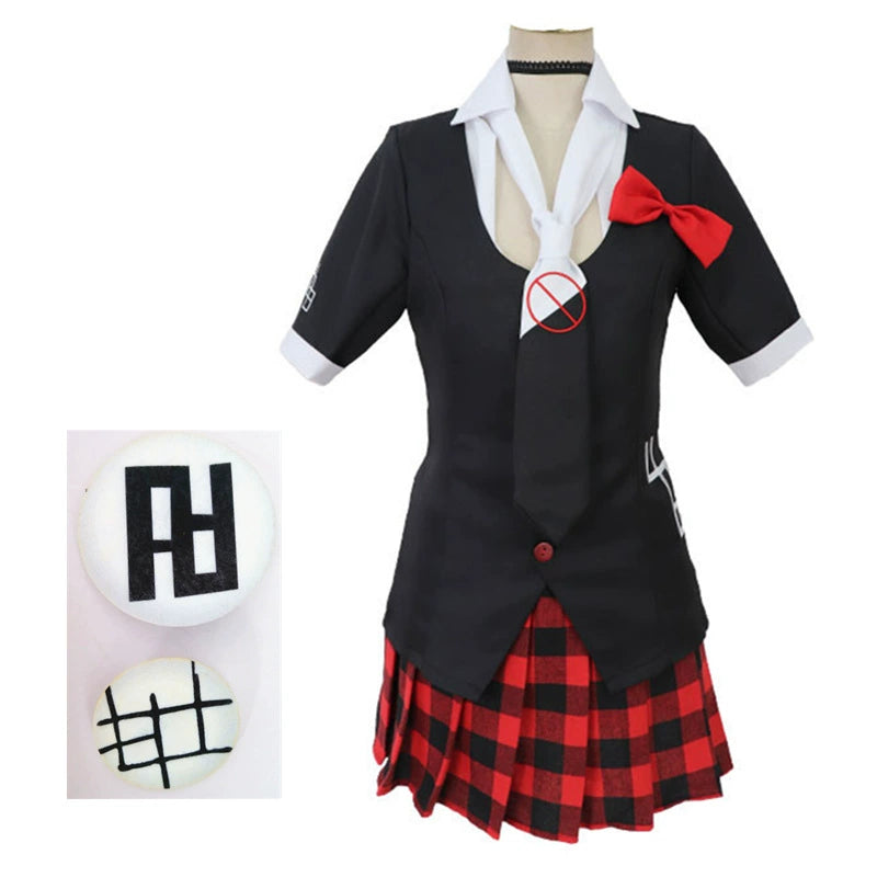 Junko Enoshima Danganronpa Winteruniform Set Cosplay Kostuem Damen