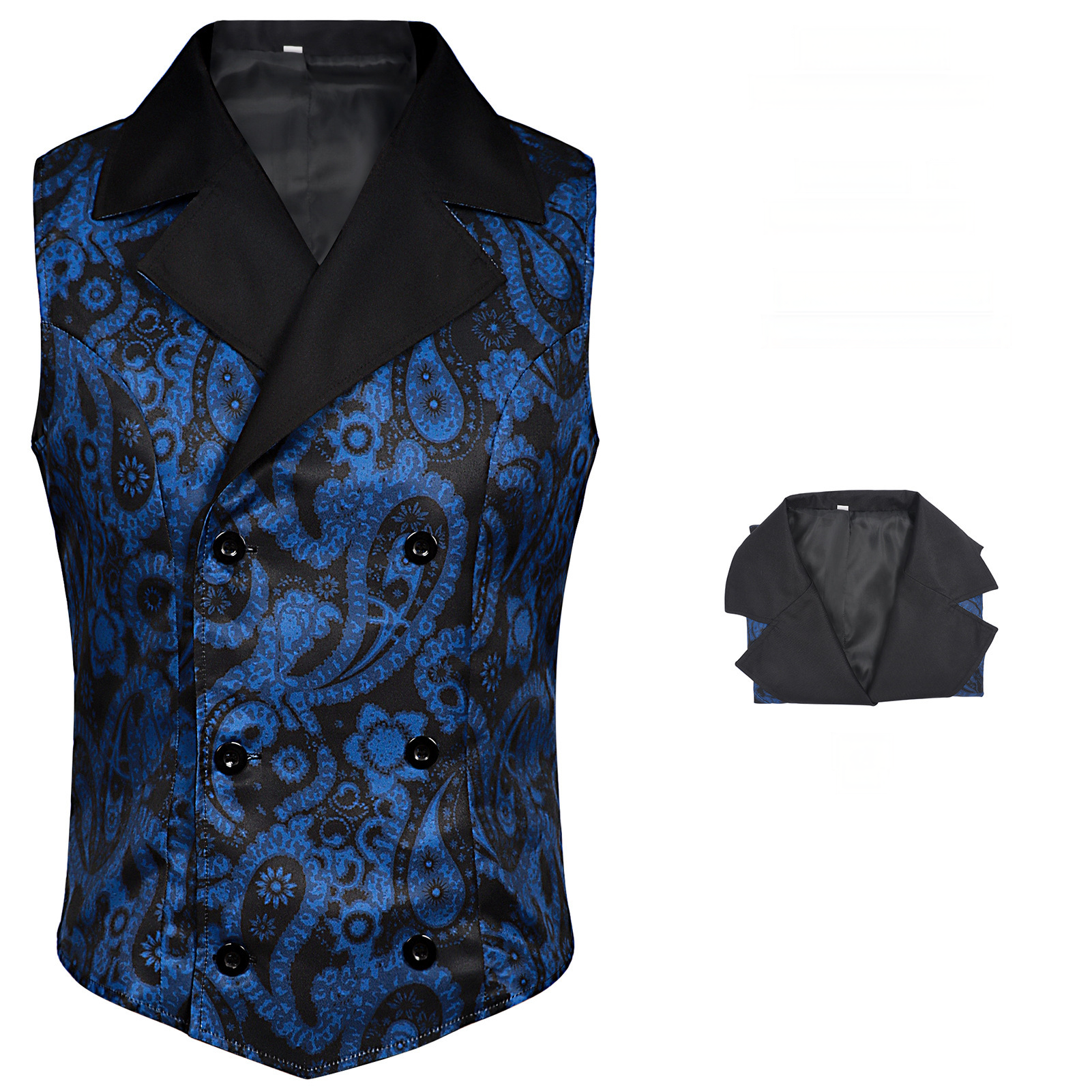 Dampfer-Weste – Steampunk-Brustlatz, HERREN