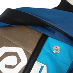 Jett Valorant Anzug Cosplay Kostuem Damen Hellblau