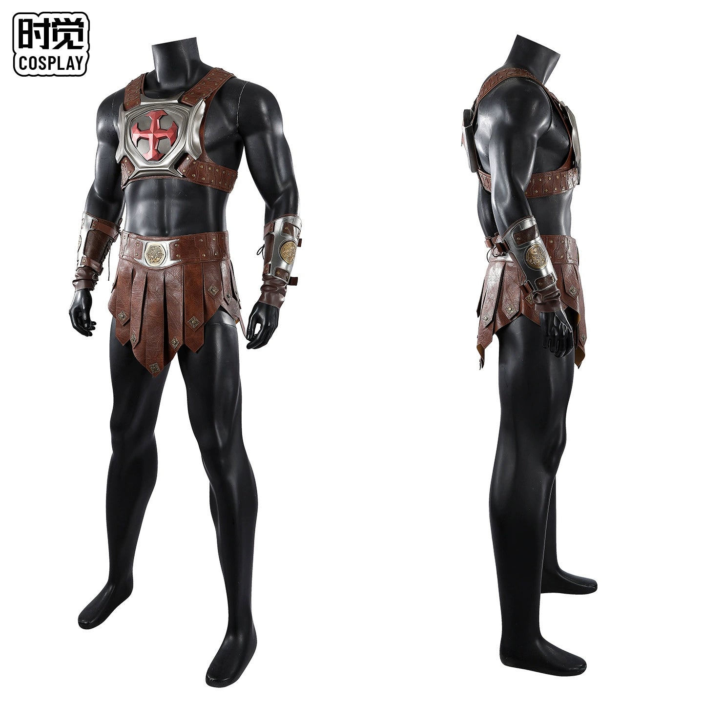 He-Man Masters of the Universe Ruestung Cosplay Kostuem Damen Silber