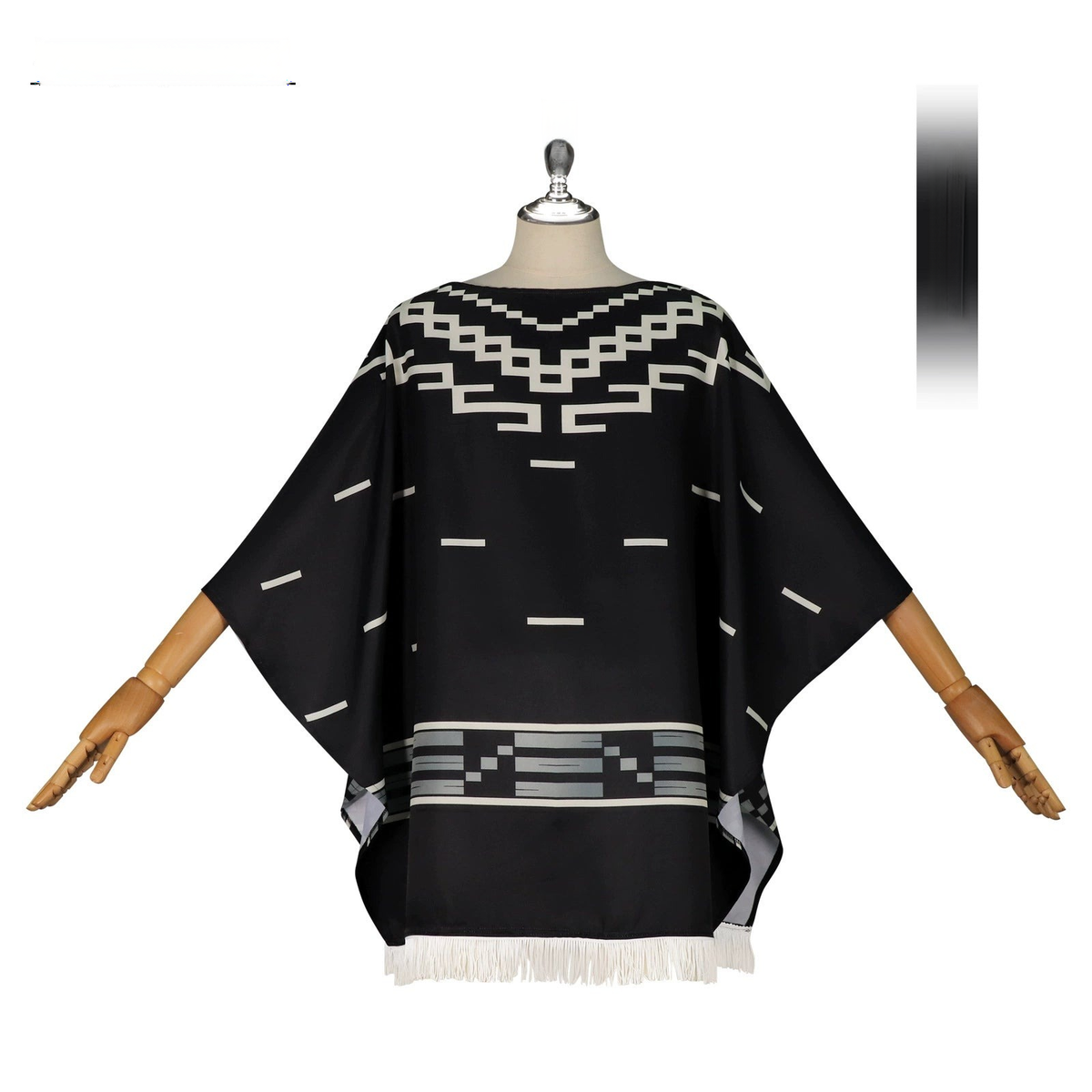 Clint Western Poncho-Umhang-Set Cosplay Kostuem Damen