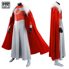 Cecil Stedman Invincible Anzug Cosplay Kostuem Damen Rot Weiss