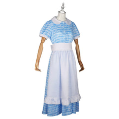 Pilgrim Girl Halloween & Mittelalter Prairie-Spitzenkleid Cosplay Kostuem Damen