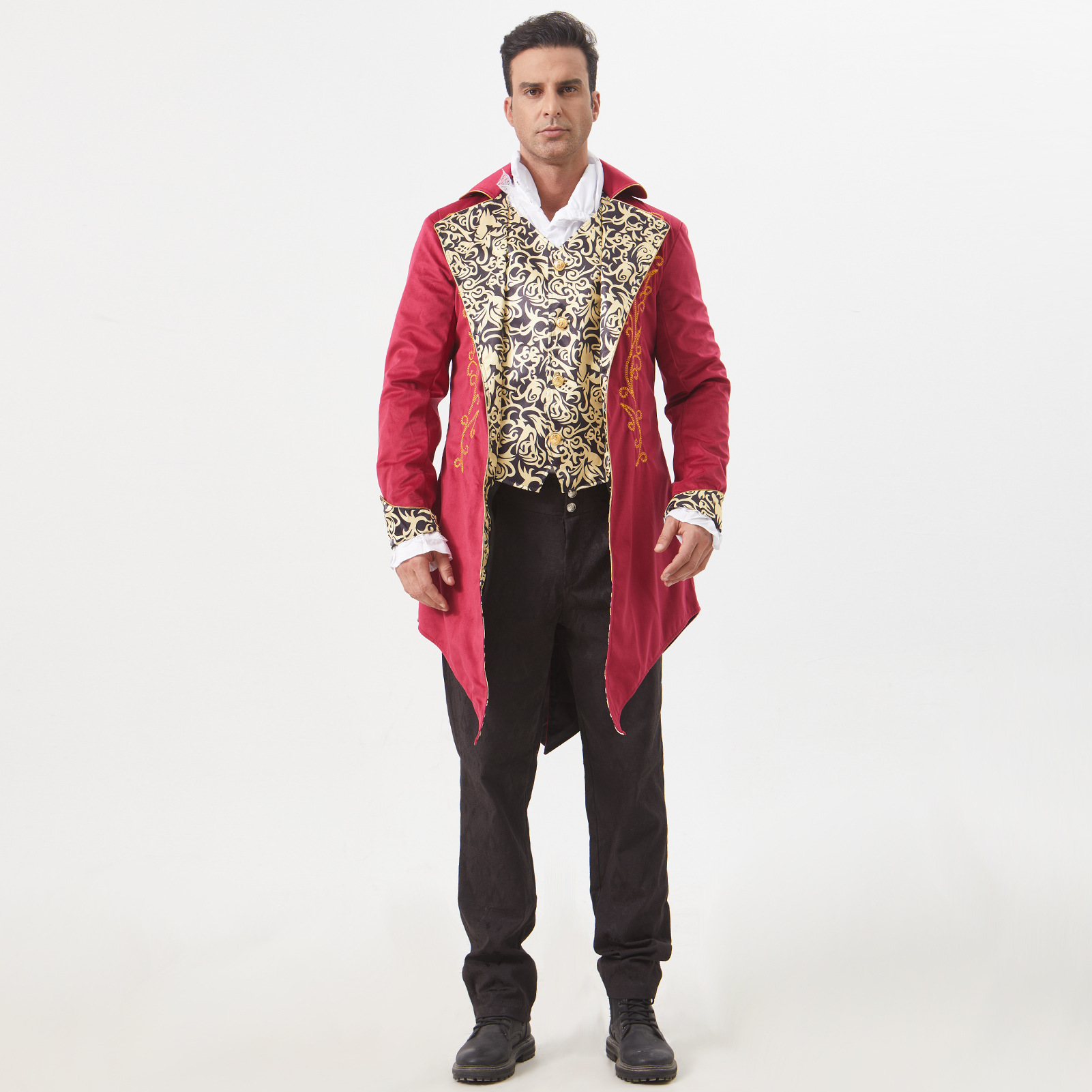 Bedruckter Langfrack – Dinner-Jackett im Vintage-Stil, HERREN