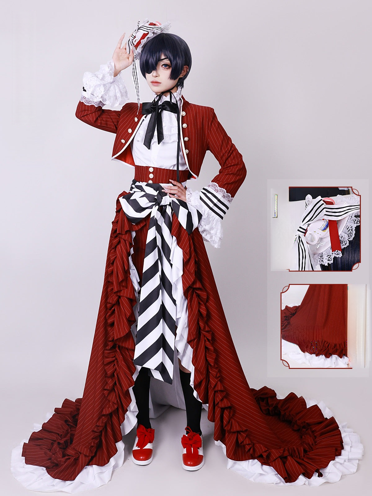 Black Butler Sebastian Michaelis Costume Set