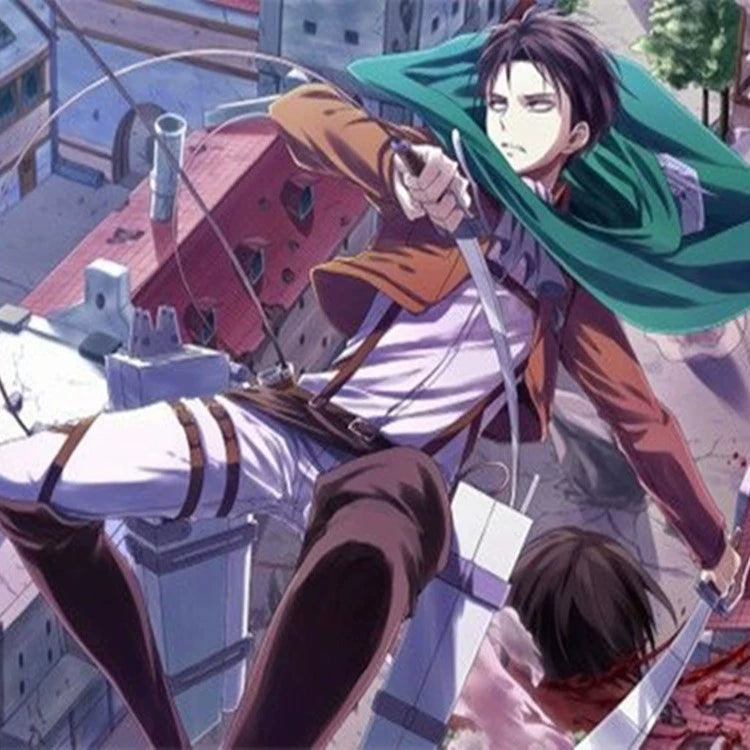 Umhang Set Attack on Titan Kapuzen Umhang Set Cosplay Kostuem Damen