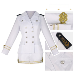 Jang Wonyoung K-Pop Weisses Buehnenkleid Cosplay Kostuem Damen