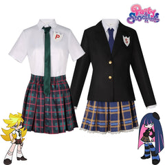 Panty Stocking JK Panty & Stocking Academy Uniform Cosplay Kostuem Damen