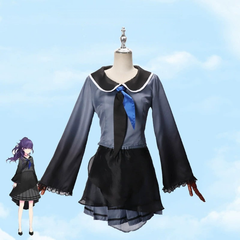 Akiyama Mizuki Project Sekai Bühnen-Outfit Cosplay Kostuem Damen Mehrfarbig