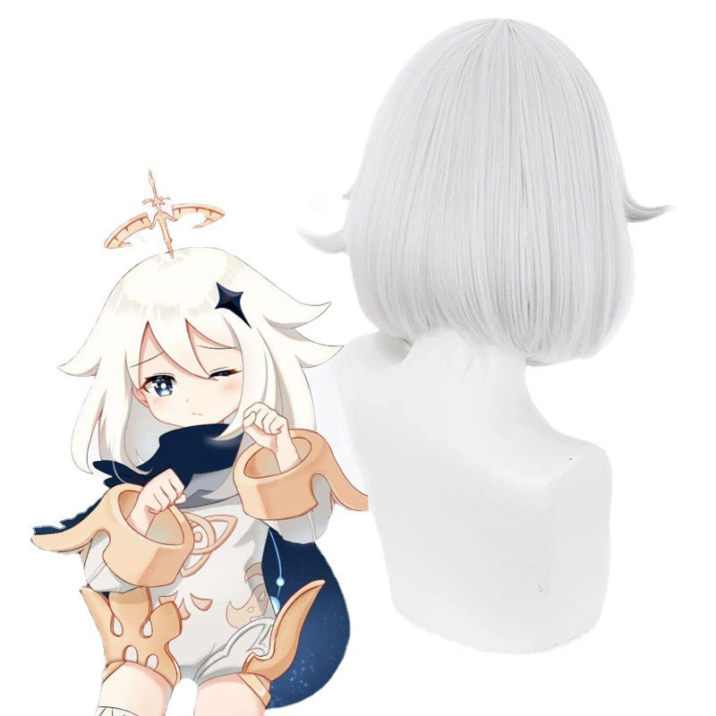 Paimon Cosplay Peruecke Damen