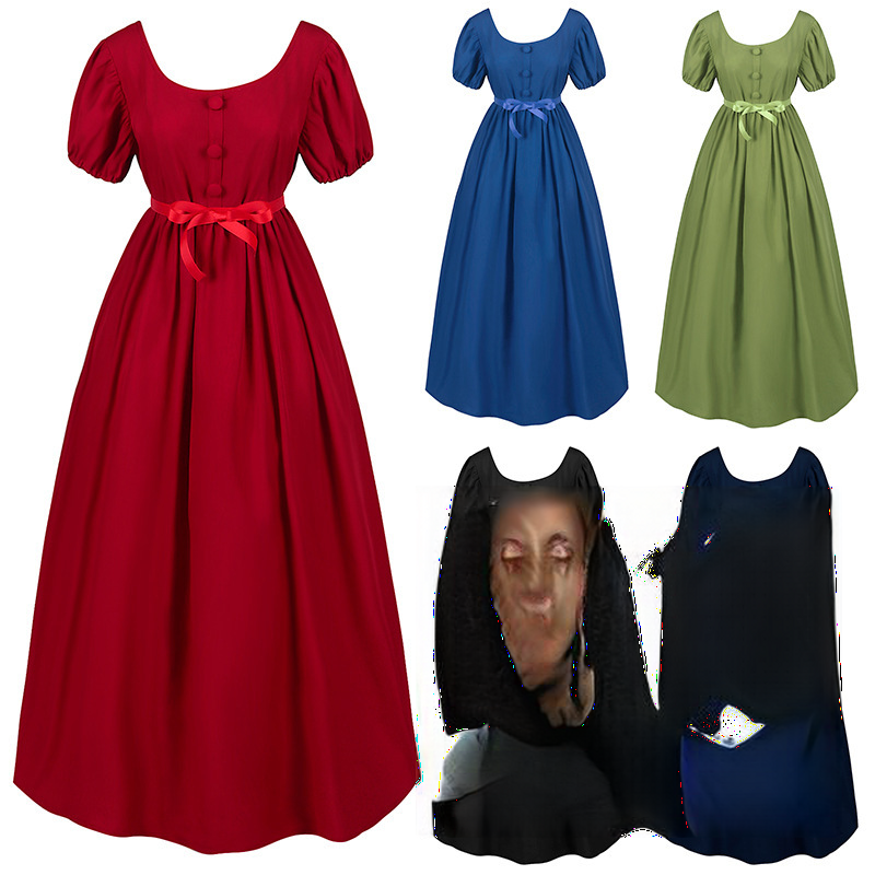 Regency Ballkleid – Empire-Taille Kleid im Bridgerton-Stil für Kostümfest, DAMEN