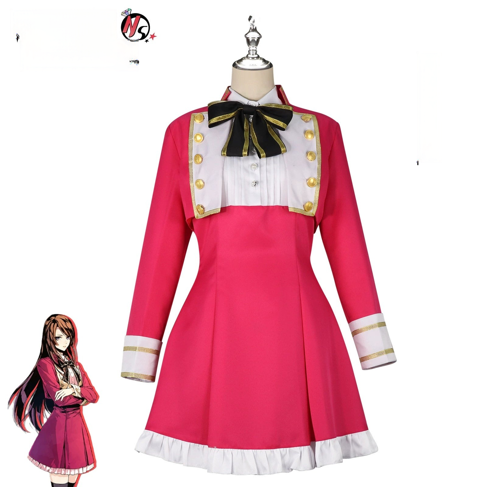 Cure Beauty Precure Warrior Uniform Cosplay Kostuem Damen
