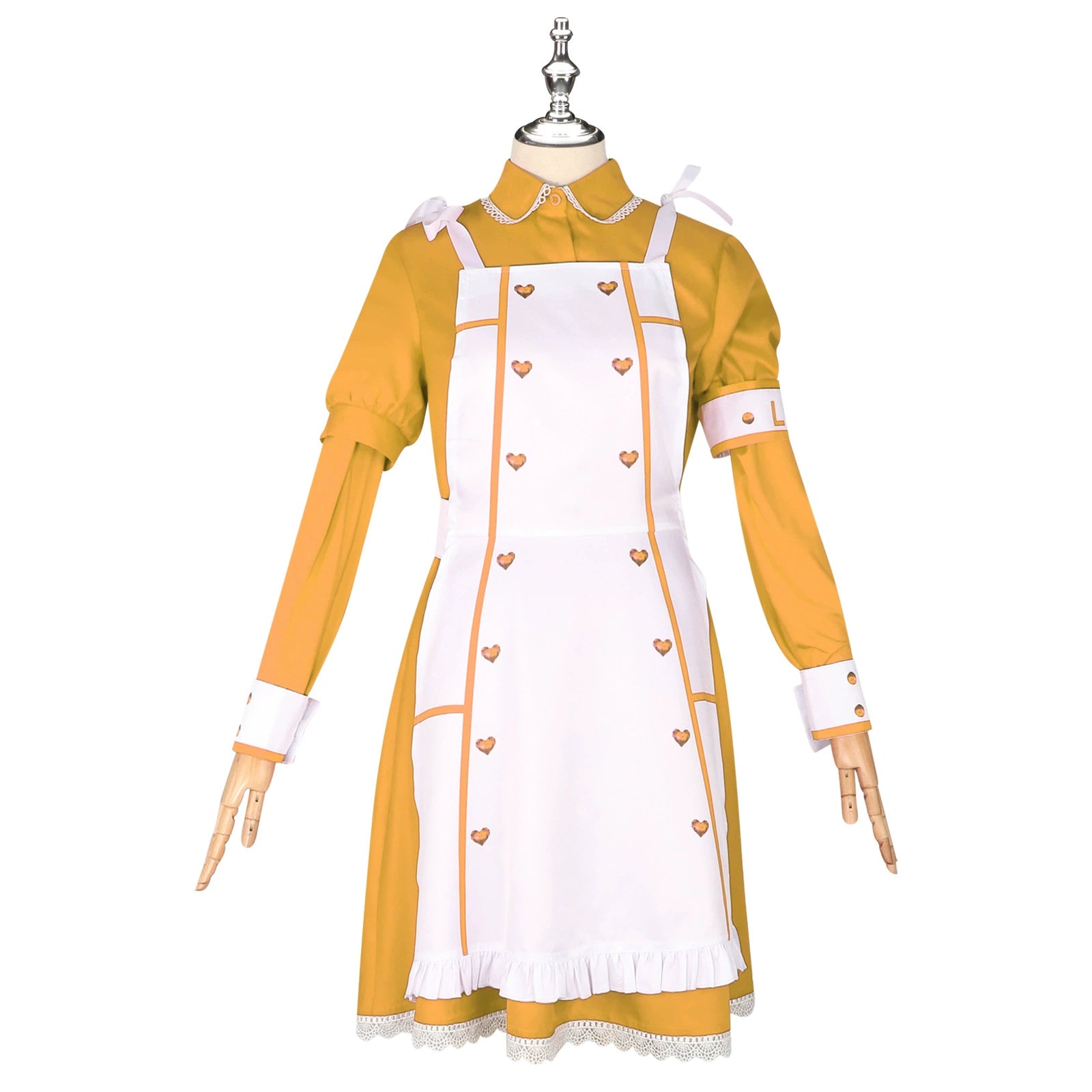 Maid Halloween & Mittelalter Dienstmaedchen-Set Cosplay Kostuem Damen