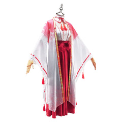 Tomotake Yoshino Senren Banka Roter Miko Hakama Cosplay Kostuem Damen