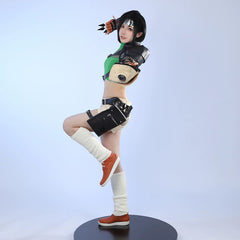 Yuffie Final Fantasy VII Anzug Cosplay Kostuem Damen Gruen Beige