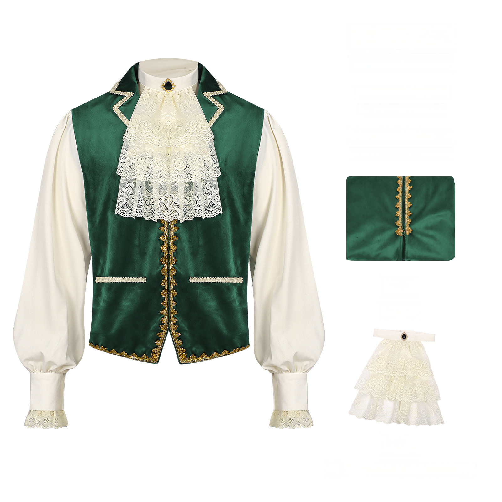 Prinz-Jackett 2 – Hofrock-Blazer in 3 Farben, HERREN