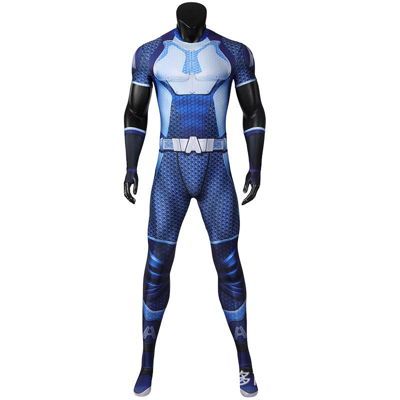 A-Train The Boys Anzug Cosplay Kostuem Damen Blau Weiss