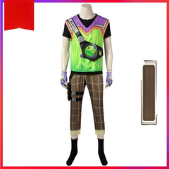 Gekko Valorant Streetwear Set Cosplay Kostuem Damen Gruen Schwarz