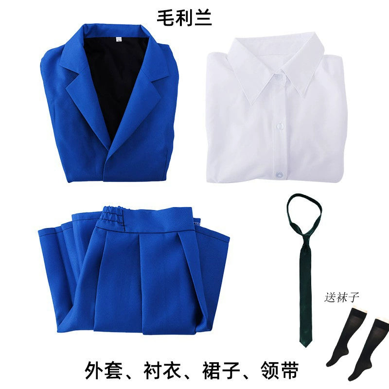 Shinichi Kudo Detective Conan Detektiv Outfit Cosplay Kostuem Damen