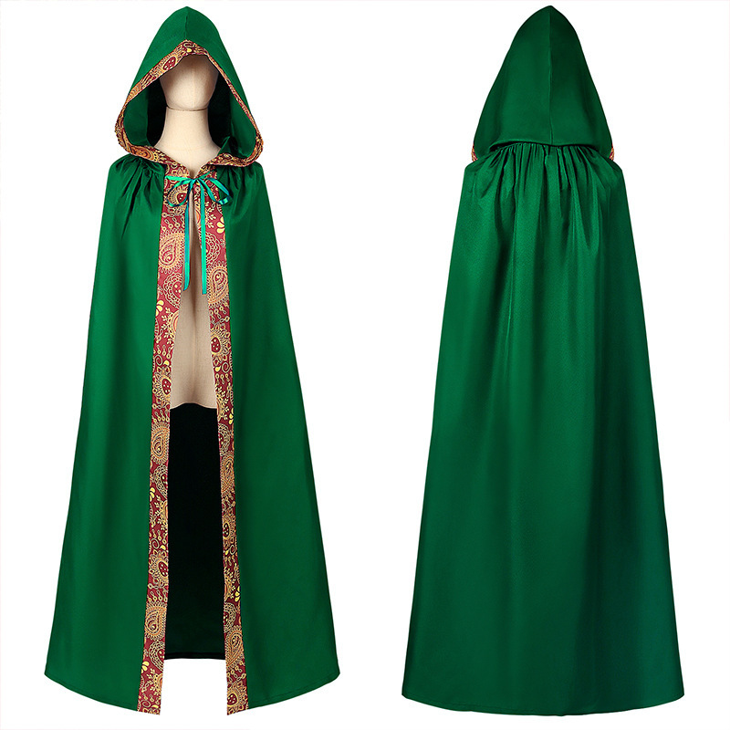 Klerus-Robe – Priestermantel mit Kapuze für Theater & Kostüm, HERREN