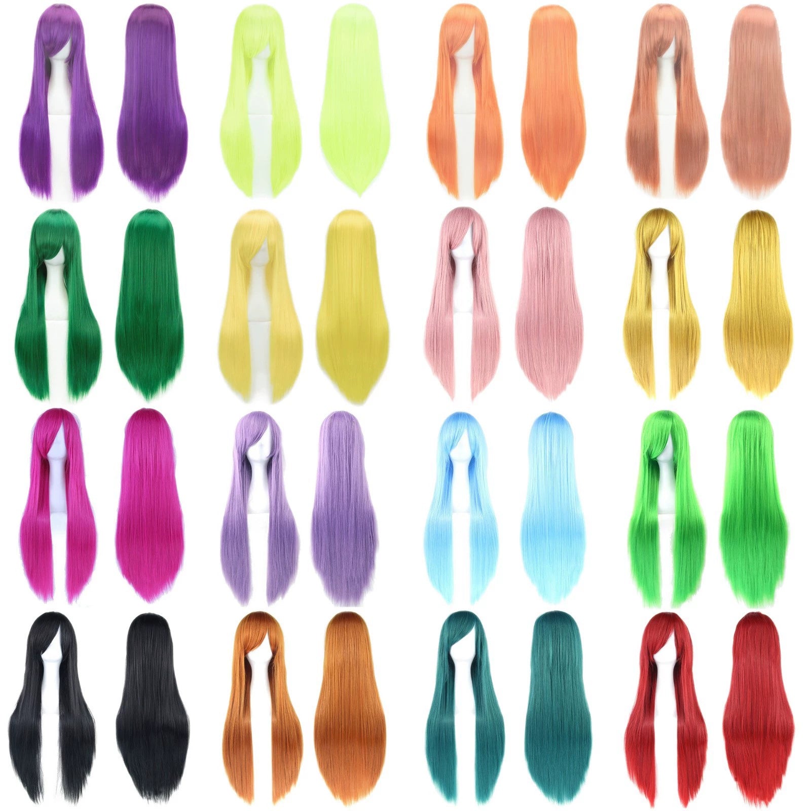 Wig  Cosplay Peruecke Damen
