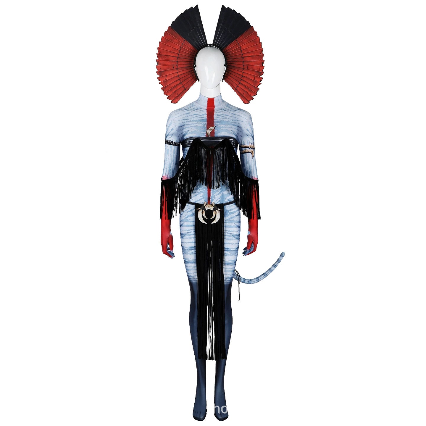 Varang Avatar Na’vi-Anzug Cosplay Kostuem Damen Blau