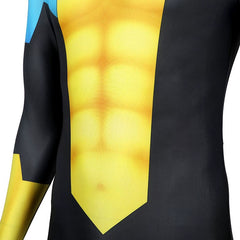 Mark Grayson Invincible Heldenanzug Cosplay Kostuem Damen Schwarz