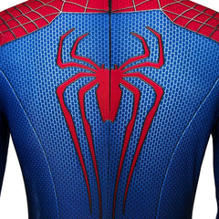 Spider Man Peter Parker Anzug Cosplay Kostuem Damen Rot Blau