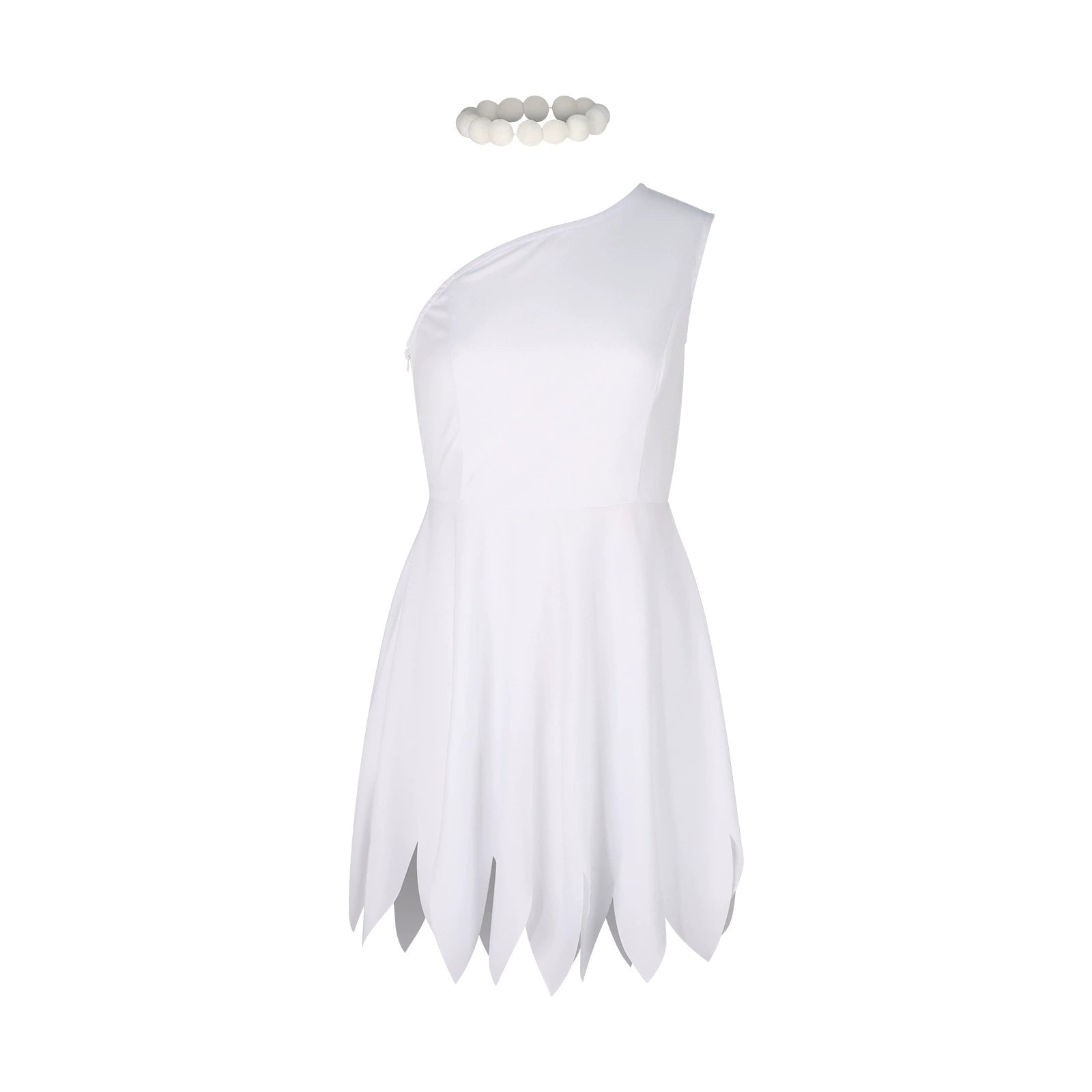 Cave Woman Halloween & Mittelalter Wildes Fellkleid Cosplay Kostuem Damen