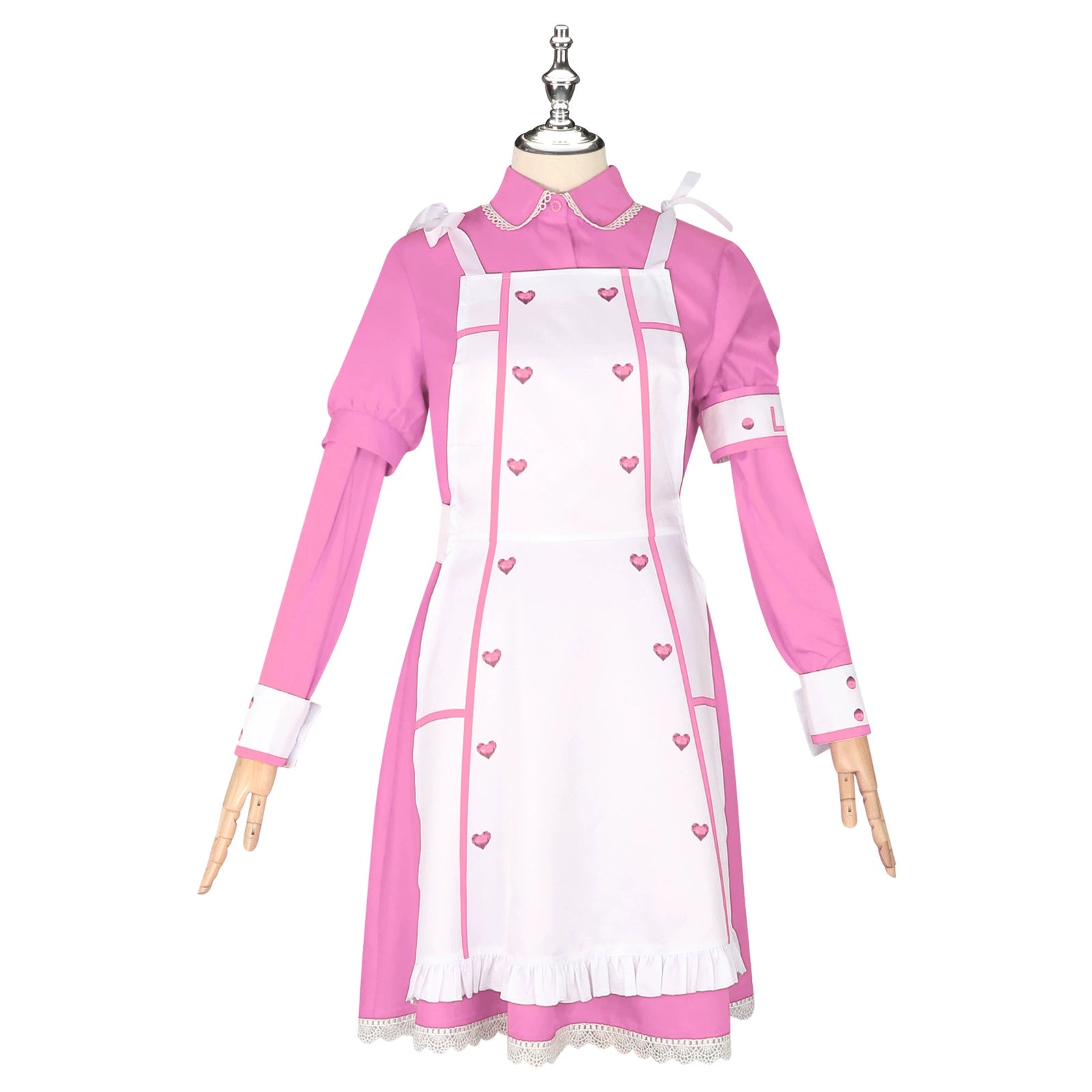 Maid Halloween & Mittelalter Dienstmaedchen-Set Cosplay Kostuem Damen