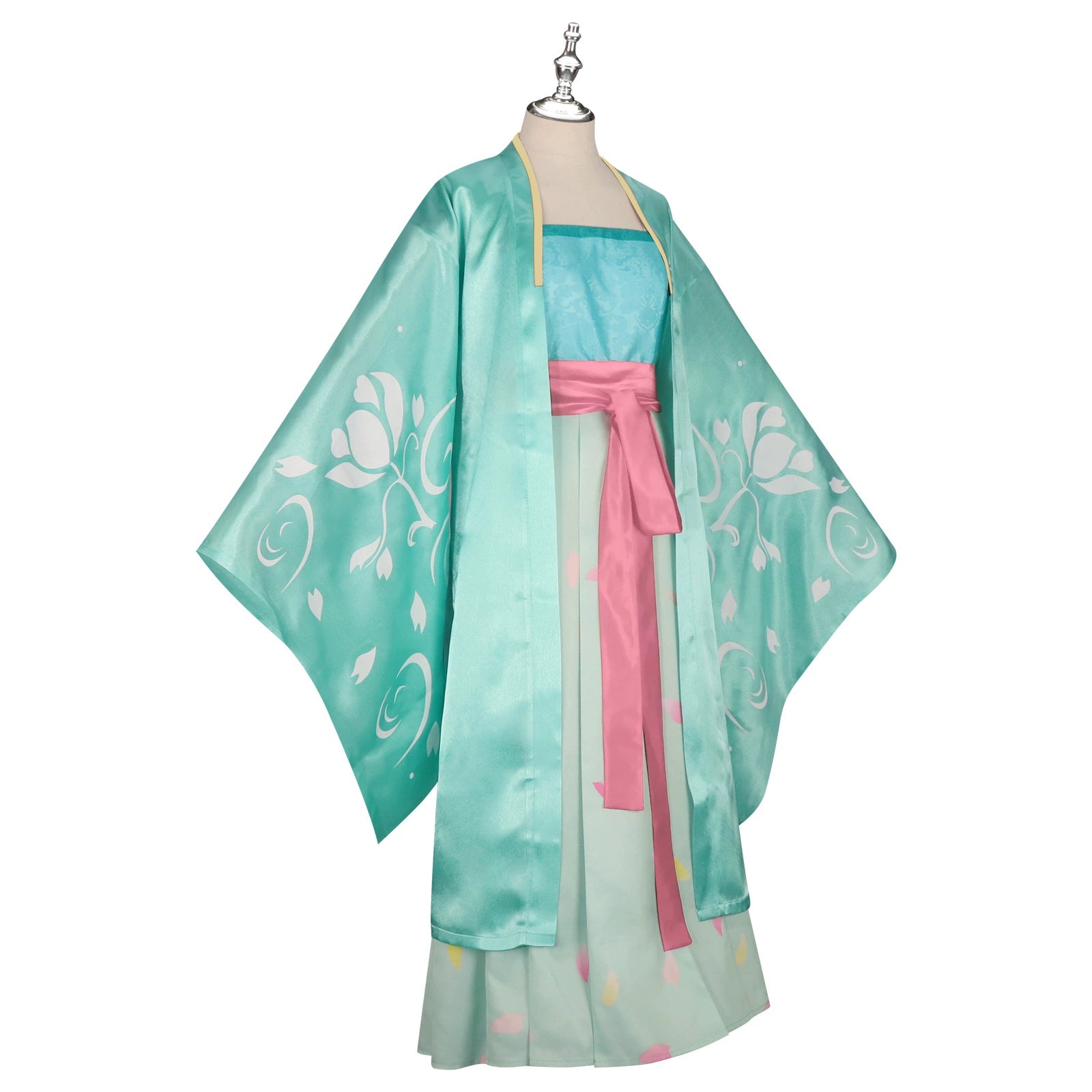 Maomao The Apothecary Diaries Hanfu-Kleid Cosplay Kostuem Damen Türkis