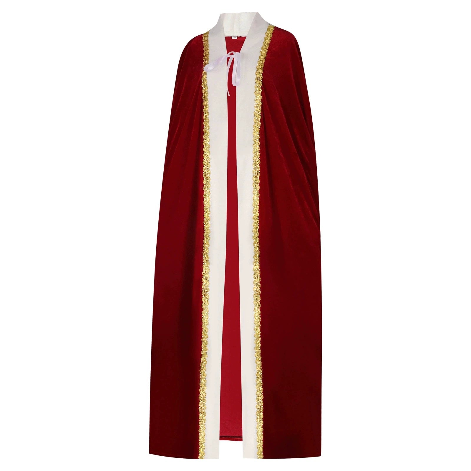 Royal Couple Halloween & Mittelalter Samt-Koenigsumhang Cosplay Kostuem Damen