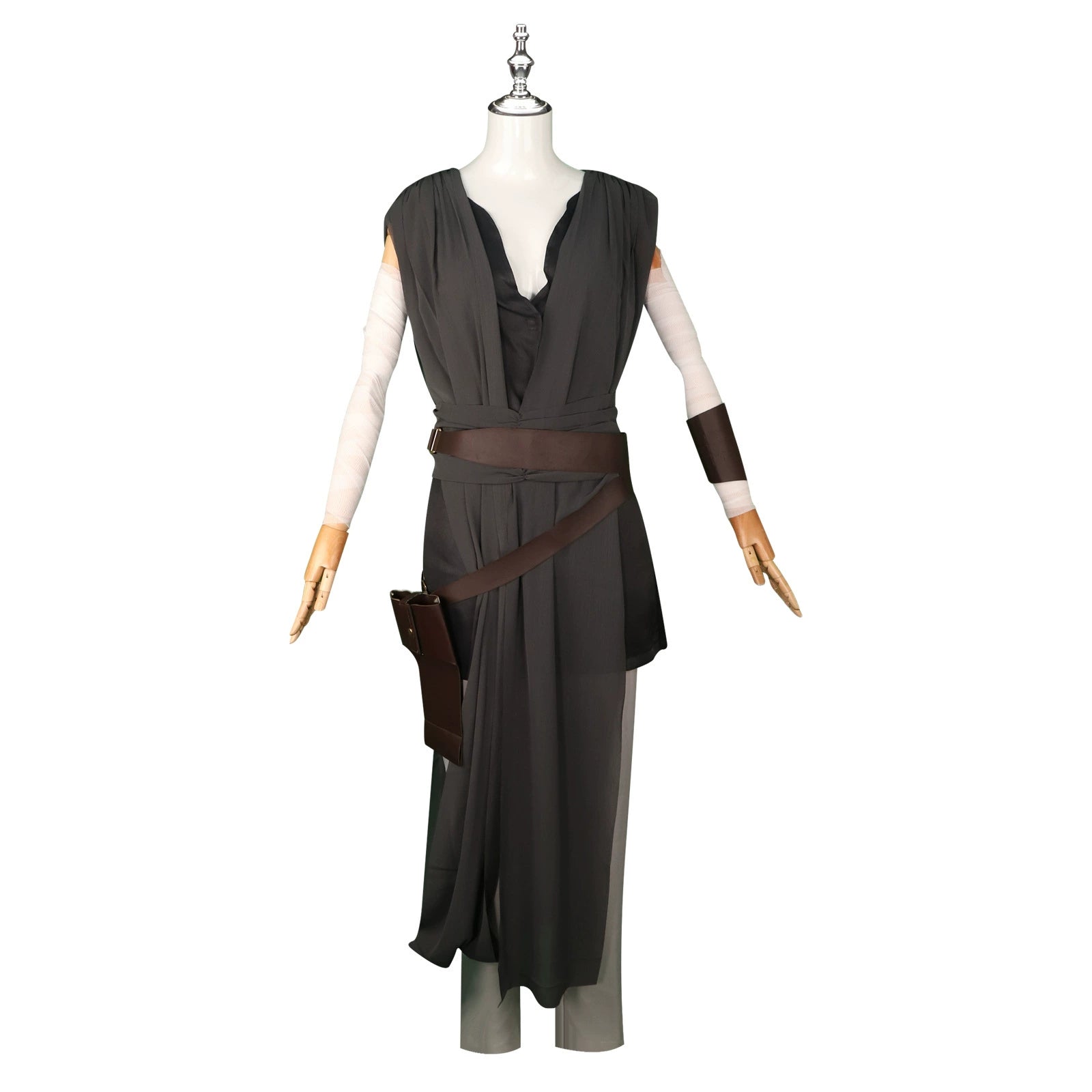 Rey Skywalker Star Wars Wuesten Outfit Set Cosplay Kostuem Damen