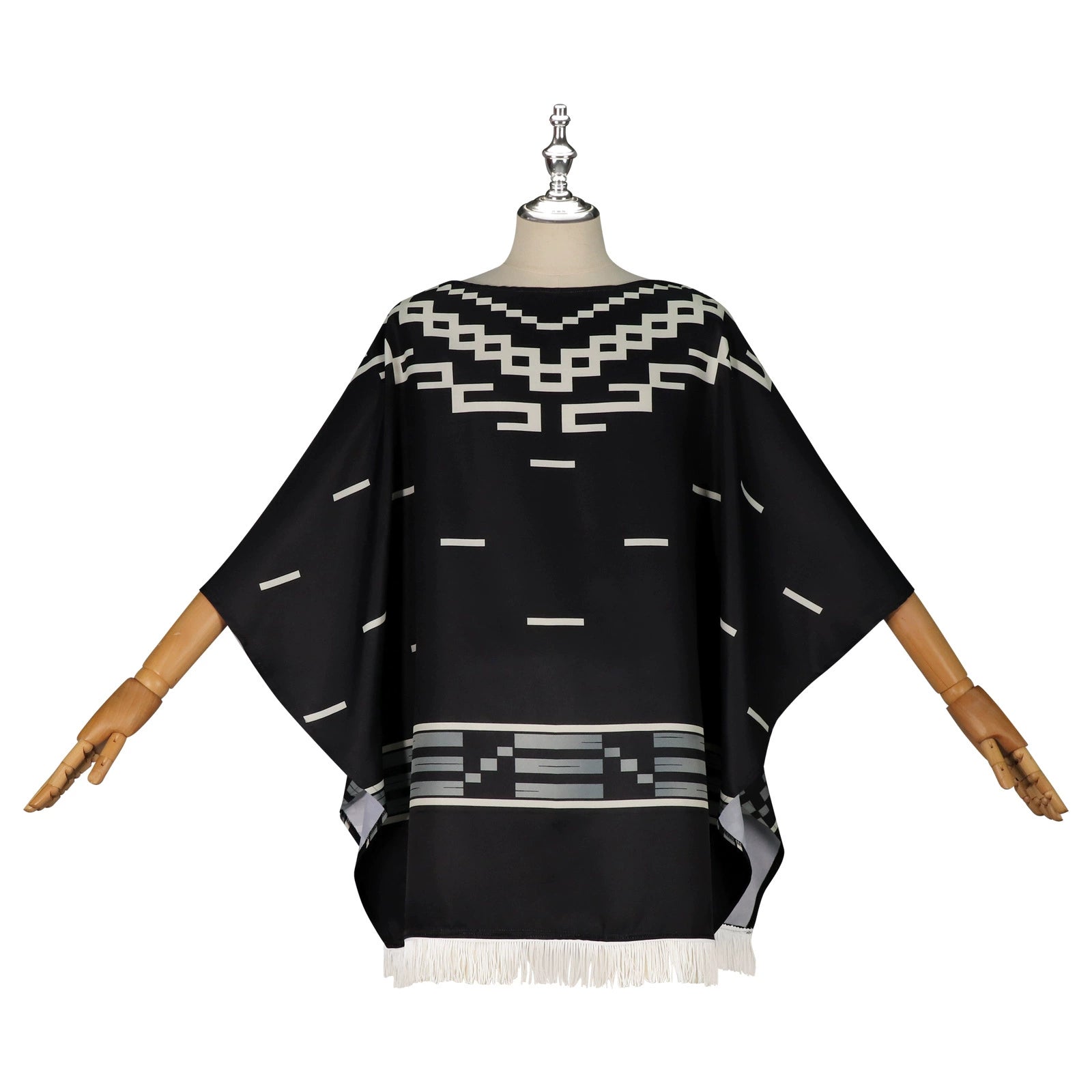 Clint Western Poncho-Umhang-Set Cosplay Kostuem Damen