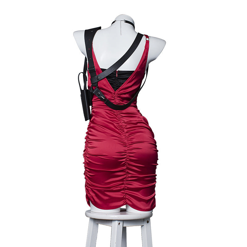 Resident Evil 4 Remake Ada Wong Cosplay Costume Set