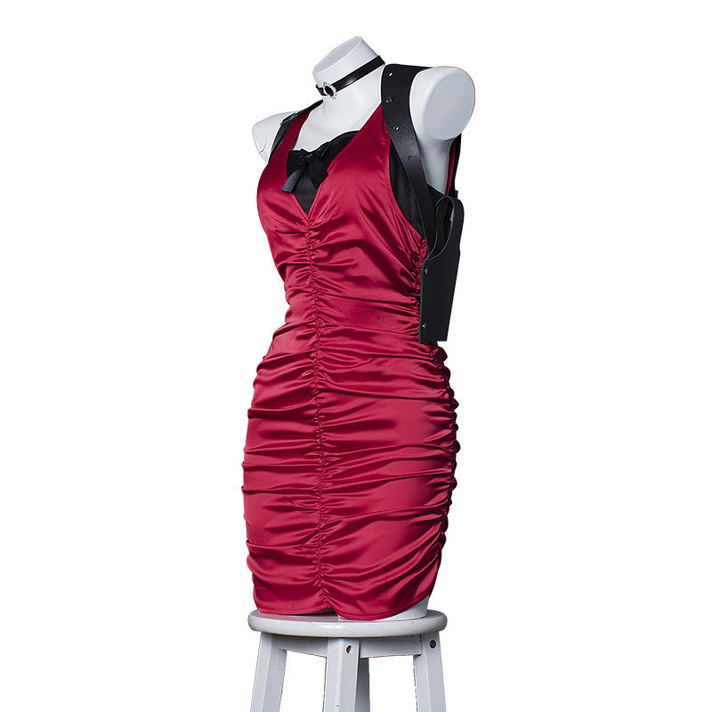 Resident Evil 4 Remake Ada Wong Cosplay Costume Set
