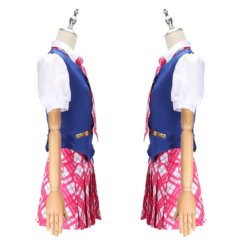 Barbie Glamorous Princess Academy Delancey Devin Cosplay Costume School Uniform Set