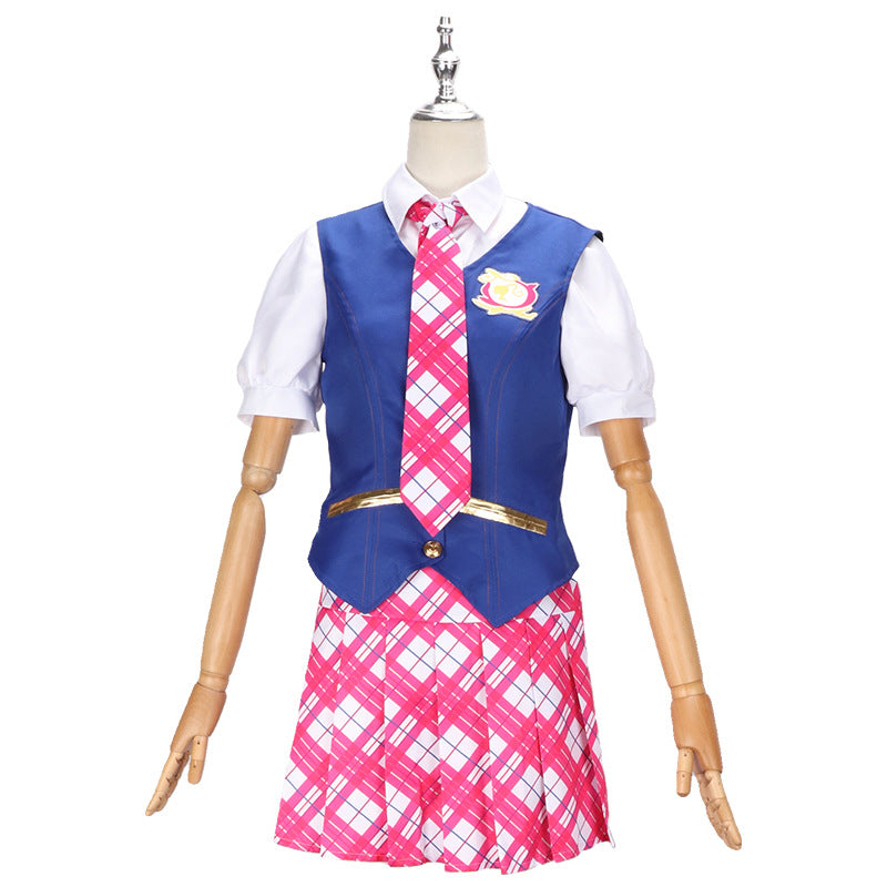 Barbie Glamorous Princess Academy Delancey Devin Cosplay Costume School Uniform Set