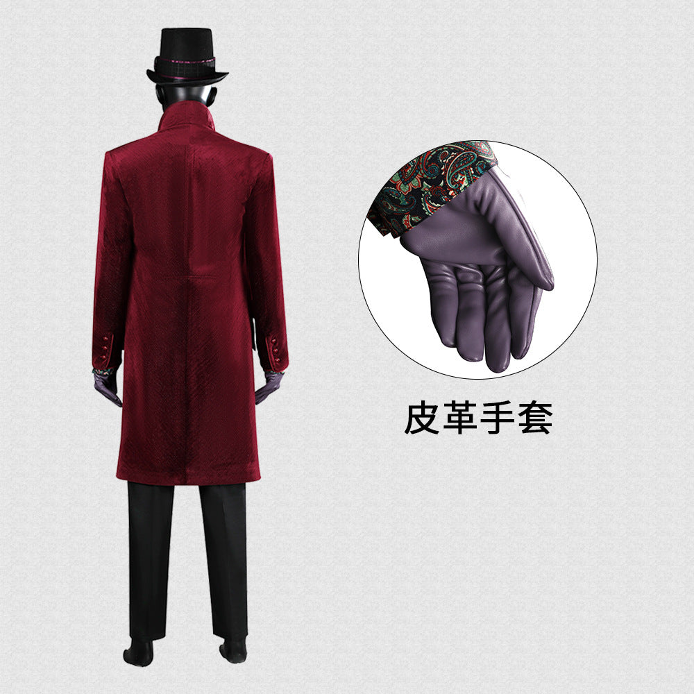 Charlie and the Chocolate Factory Willy Wonka Cosplay Costume Set